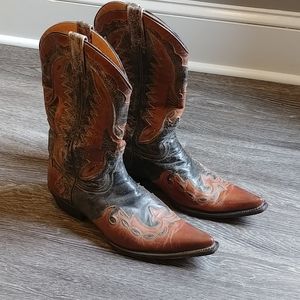 Stetson distressed boots.  Men's 9.5